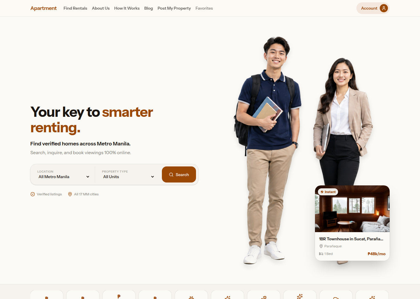 Home marketplace website preview